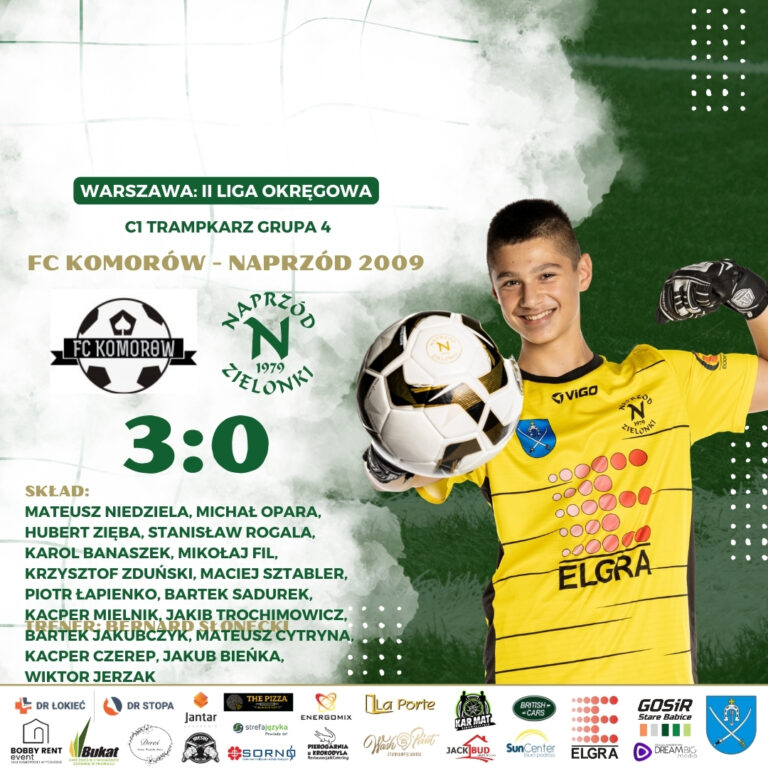 Naprzód 2009 przegrywa z FC Komorów