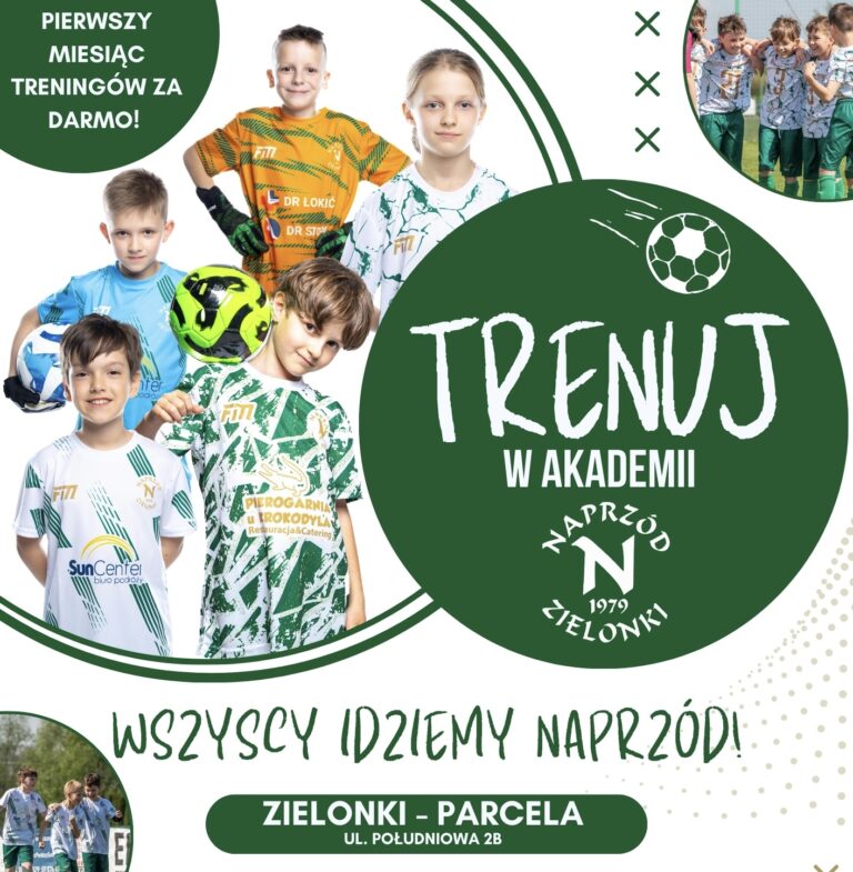 Dołącz do Akademii Piłkarskiej GKS Naprzód Zielonki!