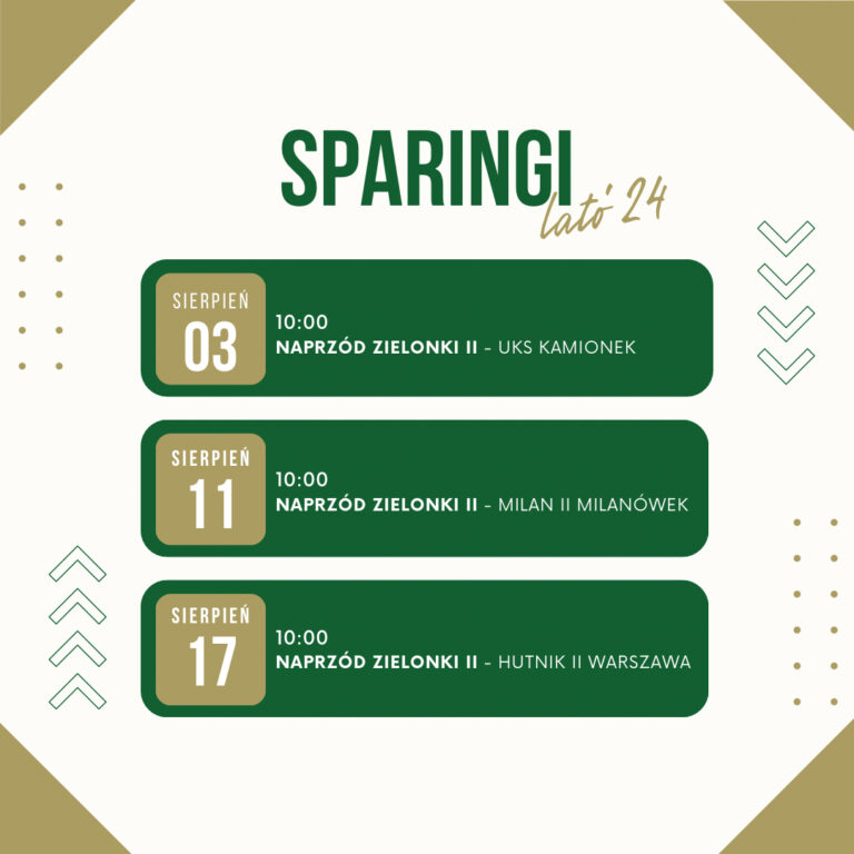 Sparingi drugiej drużyny Naprzodu