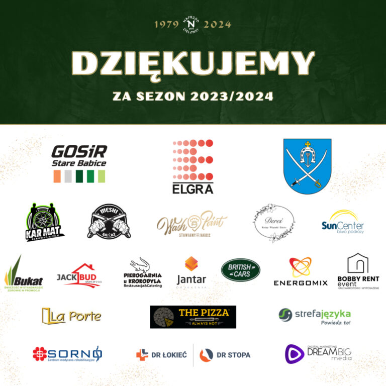 Podziękowania za sezon 2023/2024