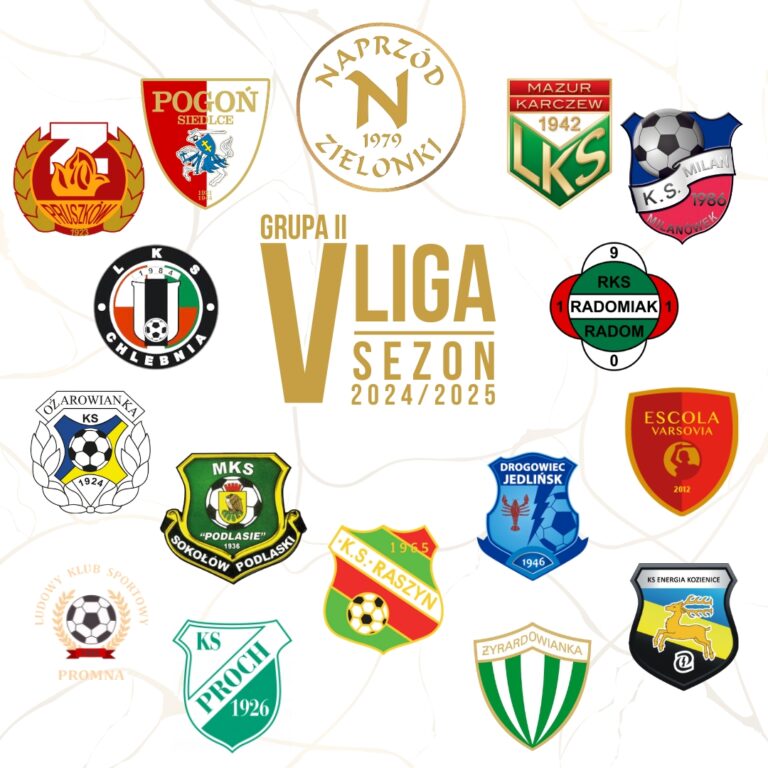 Skład 5 ligi sezonu 2024/2025