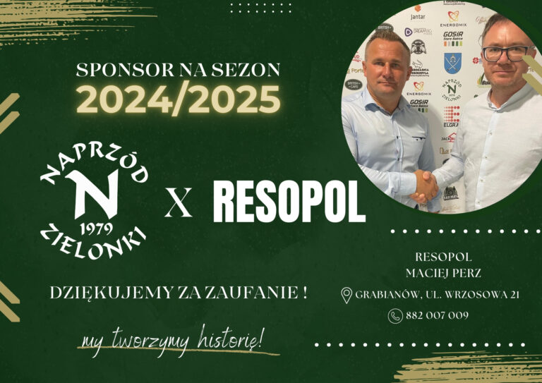 RESOPOL z Naprzodem na kolejny rok