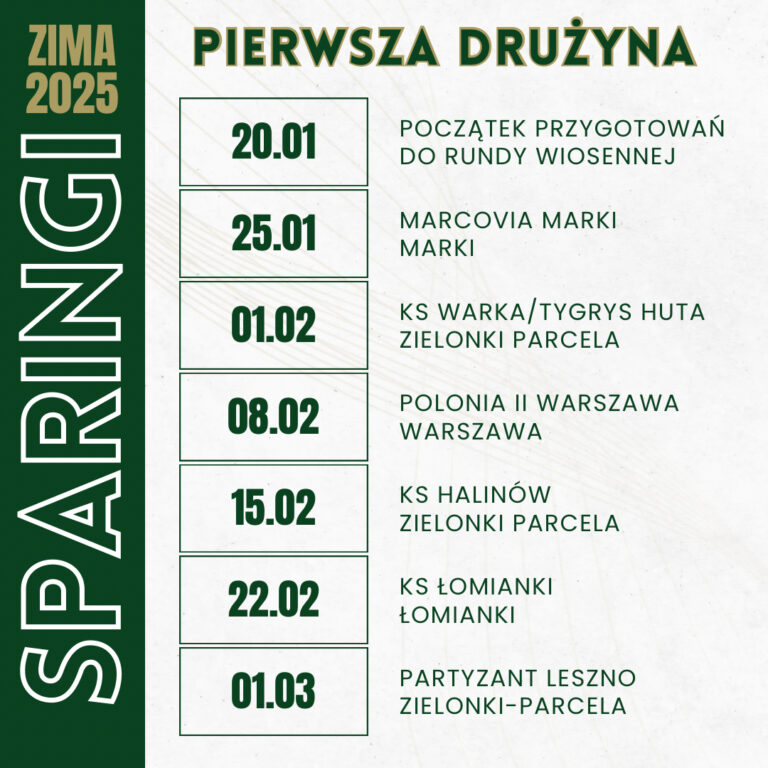 Rozpoczynamy przygotowania do rundy wiosennej❗️
