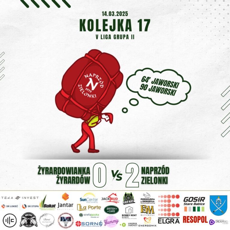 Komplet punktów jedzie do Zielonek
