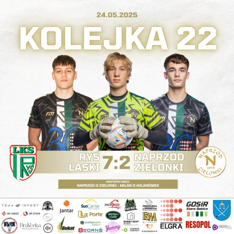 RYŚ LASKI – NAPRZÓD II 7️⃣:2️⃣