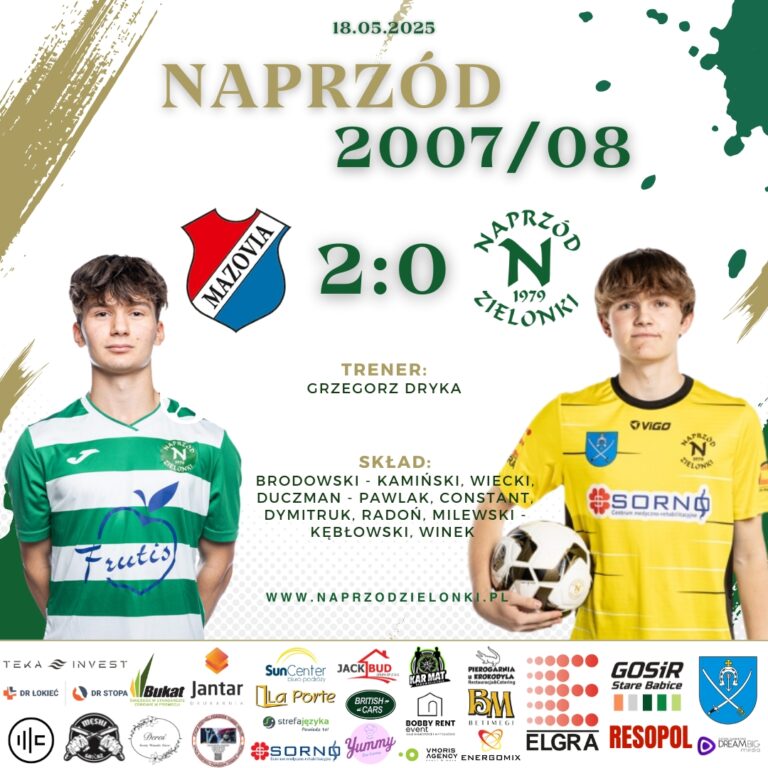 MAZOVIA MIŃSK MAZ. – NAPRZÓD 2007/08 2️⃣:0️⃣