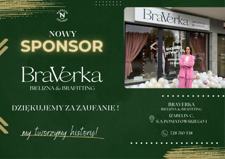 Nowy sponsor Naprzodu – witamy BraVerka❗️