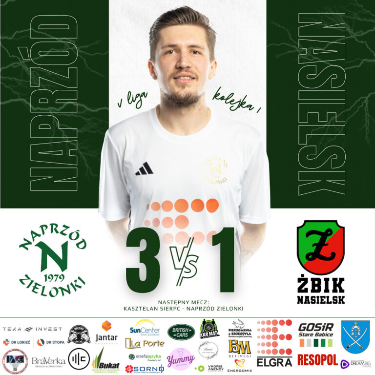 NAPRZÓD – ŻBIK NASIELSK 3️⃣:1️⃣
