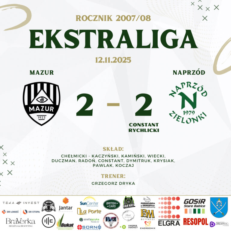 MAZUR RADZYMIN – NAPRZÓD 2007/08 2️⃣:2️⃣