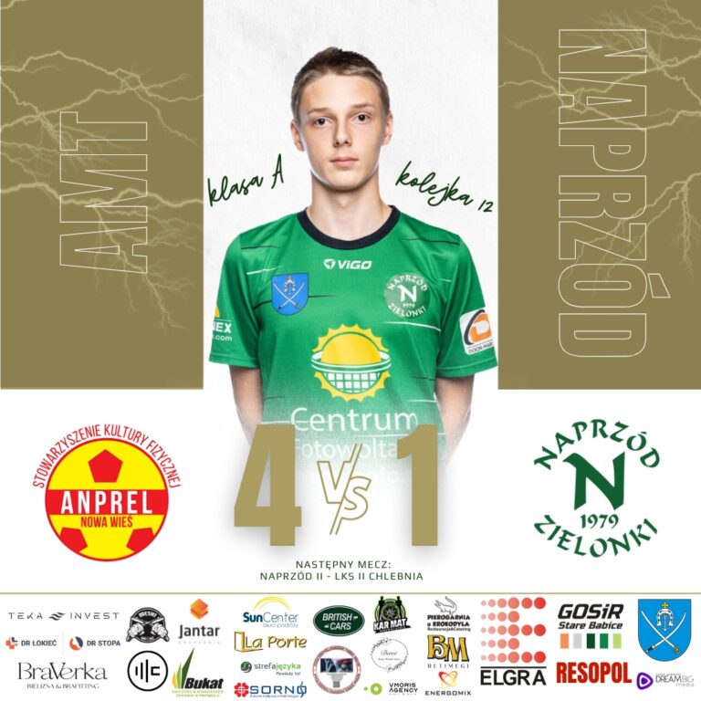 AMT NOWA WIEŚ – NAPRZÓD II 4️⃣:1️⃣