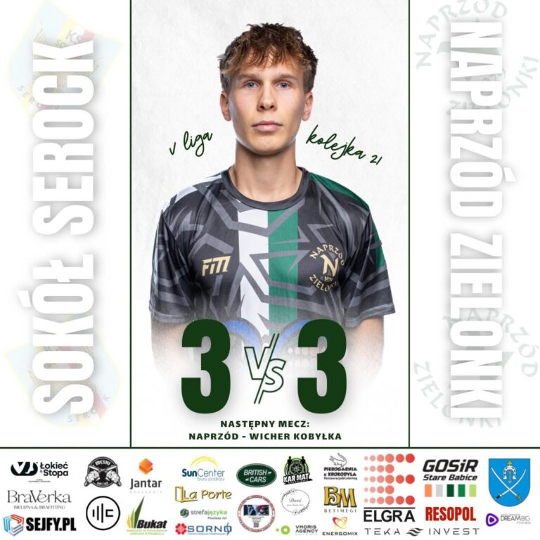 SOKÓŁ SEROCK – NAPRZÓD 3️⃣:3️⃣