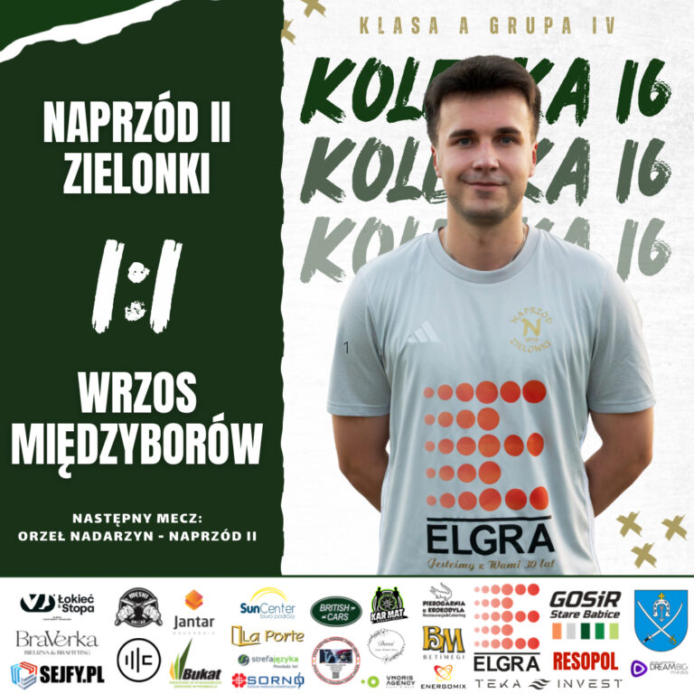 NAPRZÓD II – WRZOS MIĘDZYBORÓW 1️⃣:1️⃣