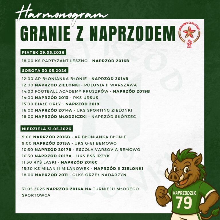 Naprzodowskie granie rozpoczynamy już dziś ❗️