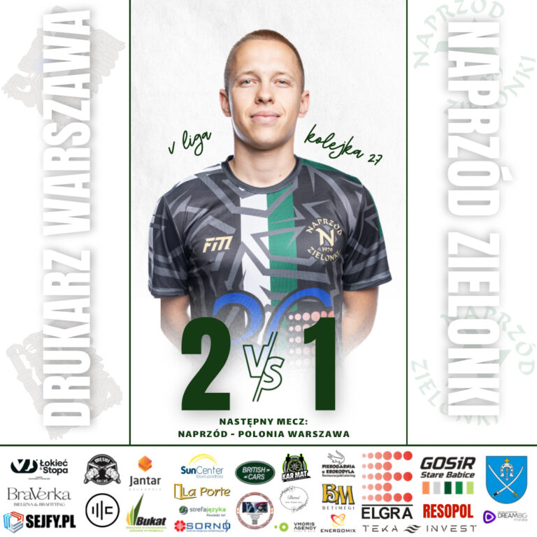 DRUKARZ WARSZAWA – NAPRZÓD 2️⃣:1️⃣