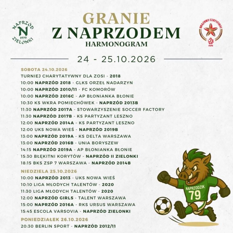W tym tygodniu gramy tak ⚽️⚽️