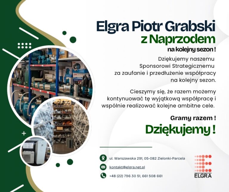 Elgra Piotr Grabski kolejny sezon z Naprzodem 2026/2027❗️