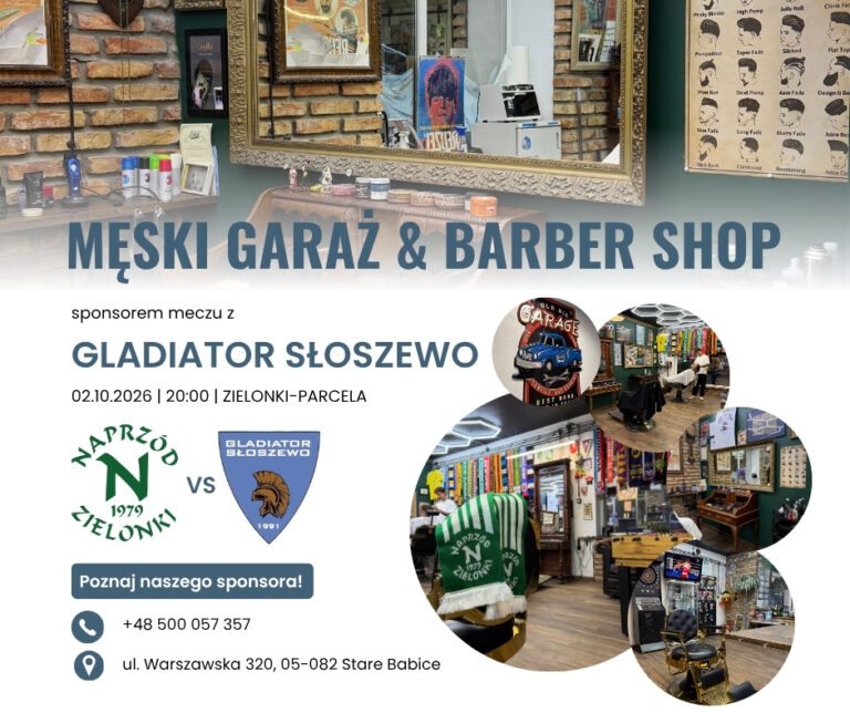 MĘSKI GARAŻ & BARBER SHOP GRA JUTRO RAZEM Z NAPRZODEM❗️